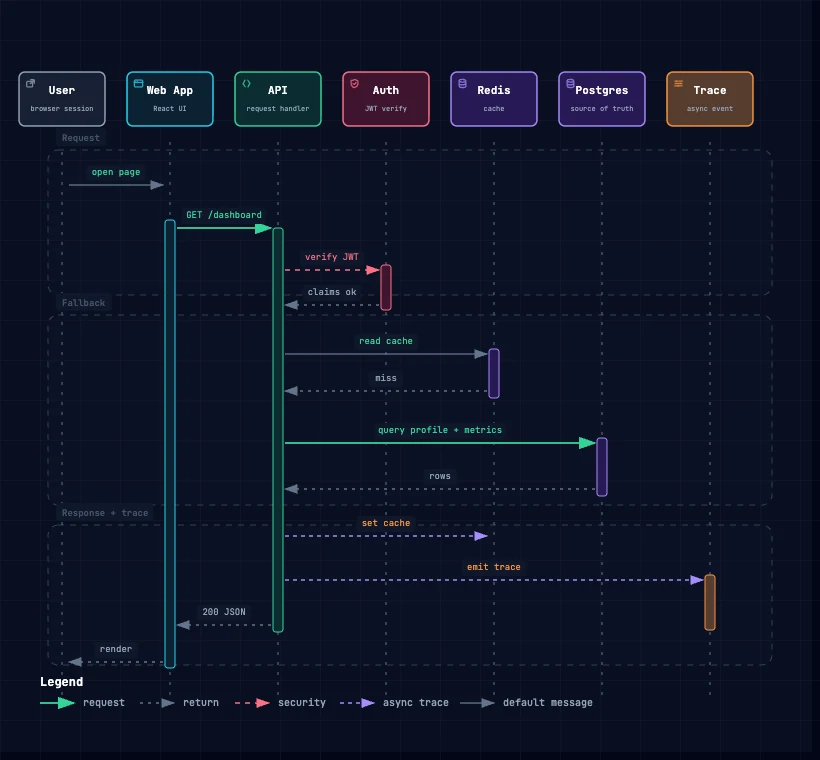 API request chain dark preview